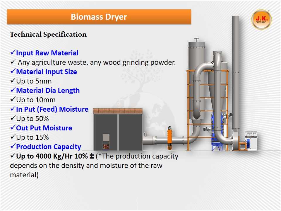 Biomass Turbo Dryer